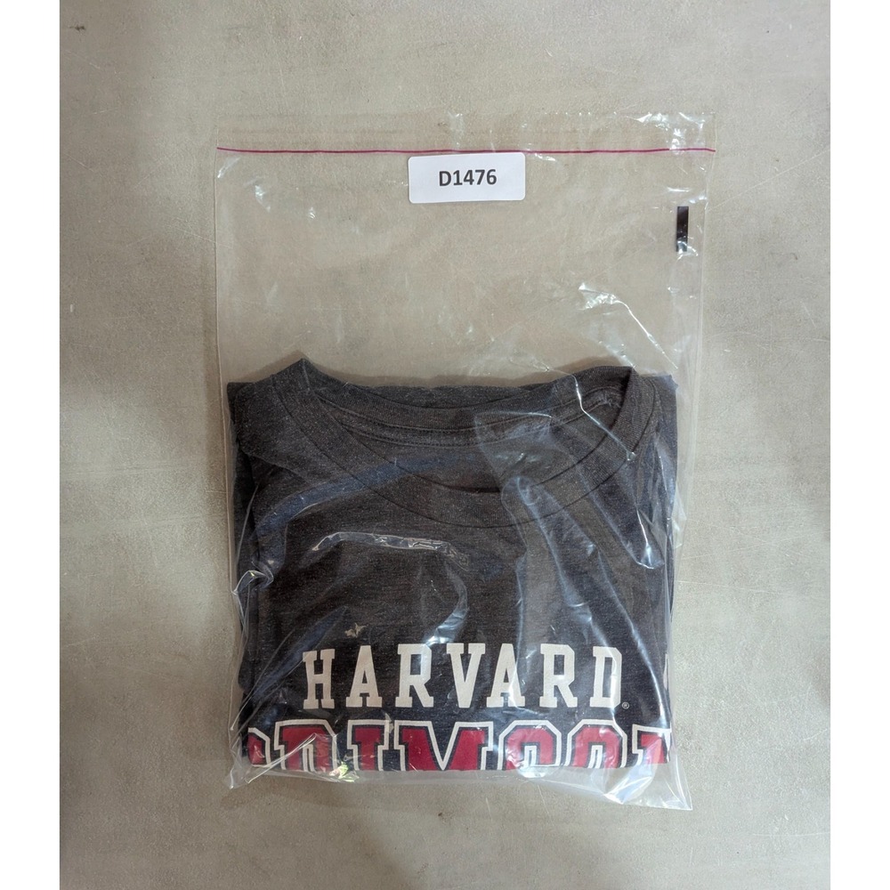 Harvard University Crimson Shirt Mens XL Gray Spellout Long Sleeve Crewneck - Picture 9 of 9